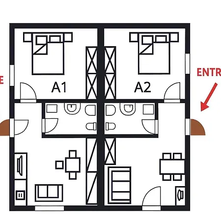 Apartmán Corner Dubrovník